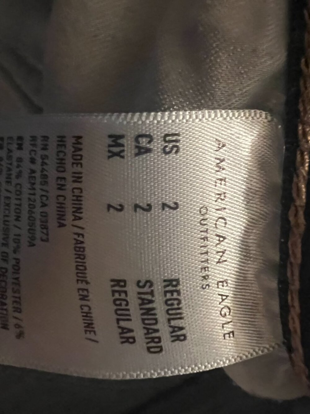 High Rise Jeggings Size 2 - Picture 4 of 5
